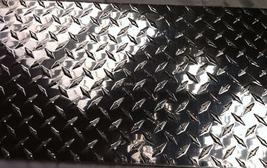 China Placa de aluminio pulida del diamante, placa 1220 x 2440m m de la pisada del metal de la bobina proveedor